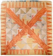 BANDERA DE COMPAÑÍA DE UN TERCIO DE INFANTERÍA ESPAÑOLA DEL SIGLO XVII