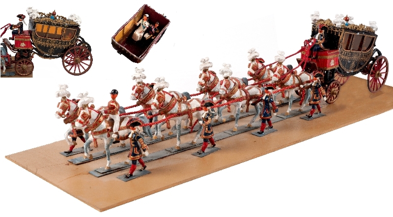 La colección del Museo del Ejército alberga varios carruajes en miniatura