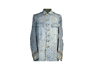 Uniforme de rayadillo del comandante de infantería Julián Fortea Selví. Museo del Ejército.