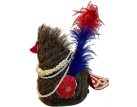 Gorro de pelo de jabalí de granadero del tercio de gallegos