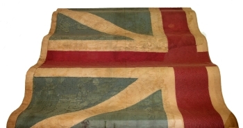 Bandera inglesa tomada en América por Bernardo de Gálvez. Museo del Ejército.