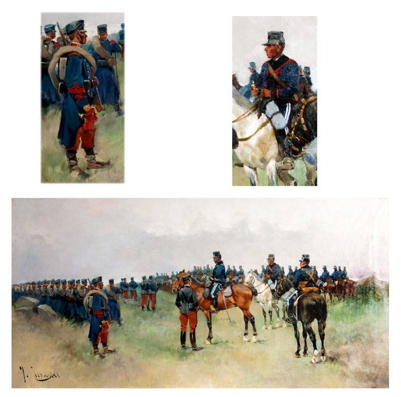 Maniobras de Infantería y Caballería de José Cusachs