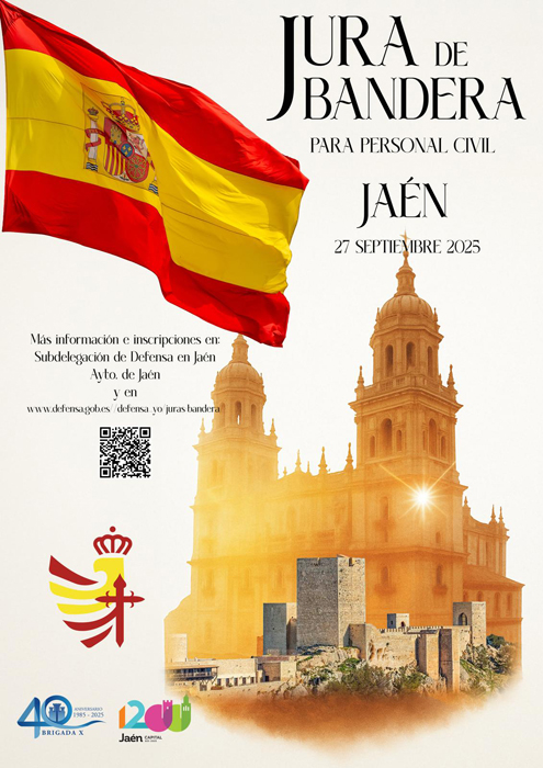 Jura de Bandera para personal civil en Jaén