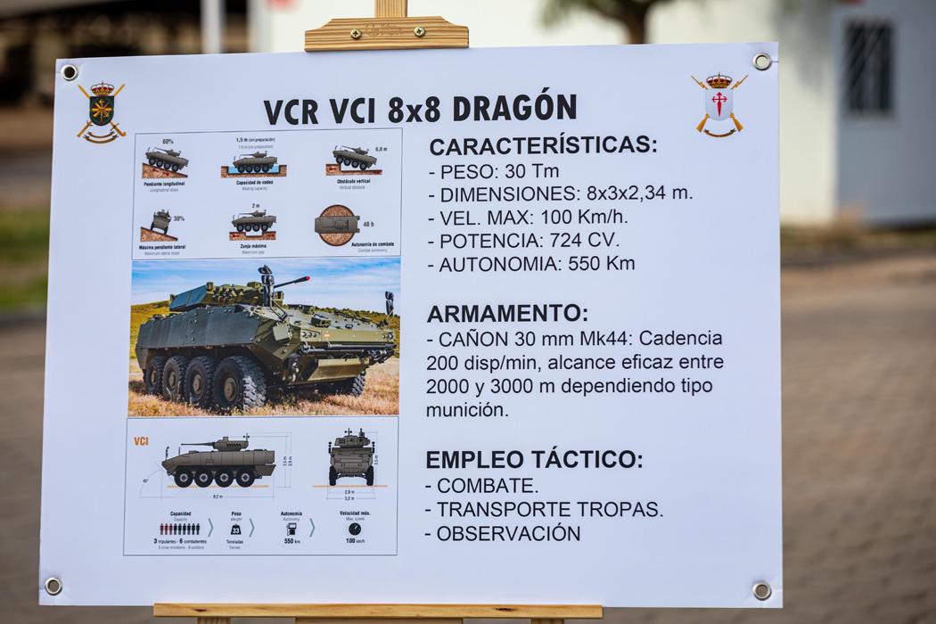 Datos técnicos del nuevo vehículo de combate