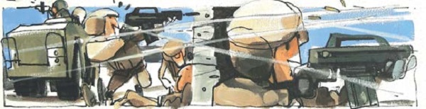 La base de Najaf sufrió un intenso ataque.