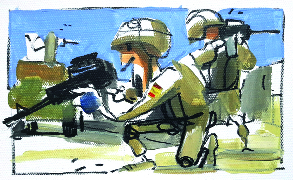 Misión: recoger el cuerpo de un compañero caído