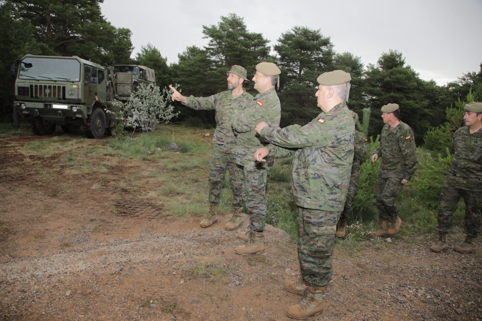 El JEME asiste al ejercicio MINERVA en la Academia General Básica de Suboficiales