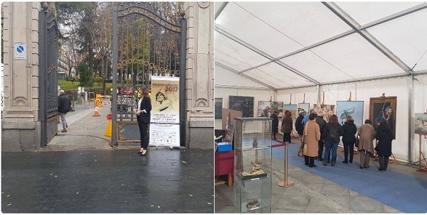 Un par de instantáneas de la exposición
