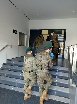 Material USAC Aizoáin en Centro de Acogida (Pamplona)