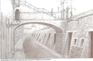 Fotografía de la nueva Iglesia de La Merced realizada a mediados del Siglo XIX