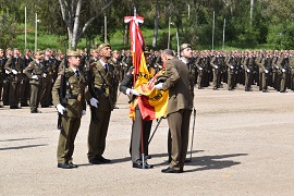 Despedida Bandera coronel Martel