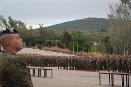 Formación batallón de alumnos