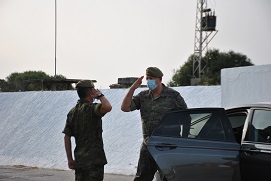 El DIREN a su llegada al CEFOT-2