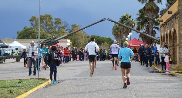 Llegada a la meta del cross.