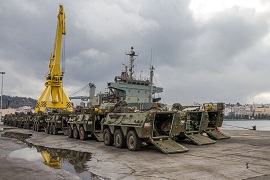 BMRs del 2º Tercio previo al embarque.