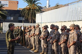 El Comge dirigiendo unas palabras.