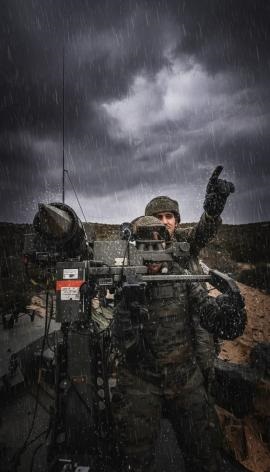 Puesto de tiro Mistral.