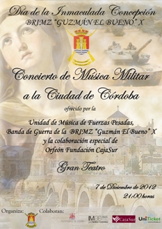 Concierto de Música Militar a la Ciudad de Córdoba