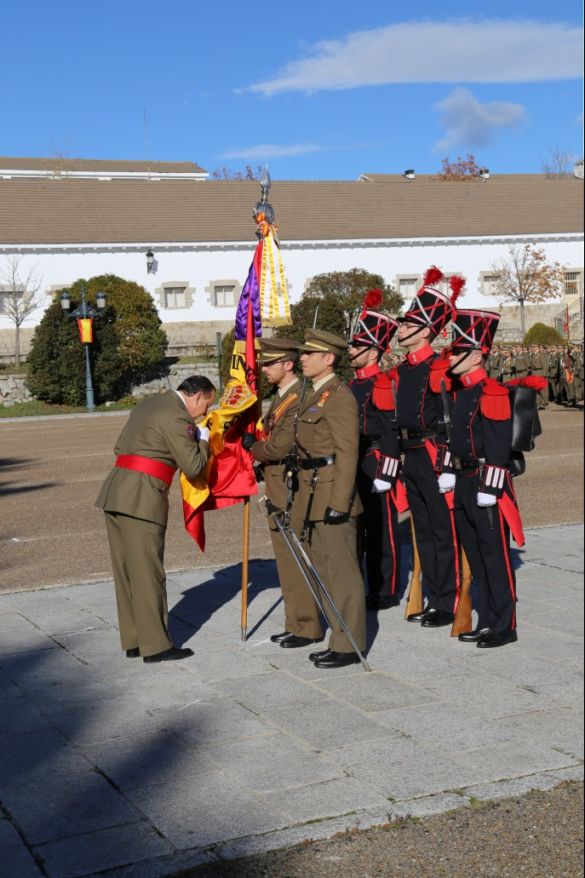 Despedida de la Bandera del Director de la ACING. (Foto: ACING)