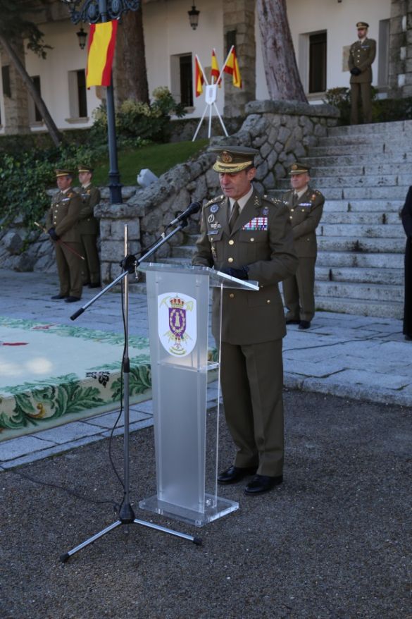 Alocución del Director de Enseñanza,Instrucción,Adiestramiento y Evaluación. (Foto: ACING)