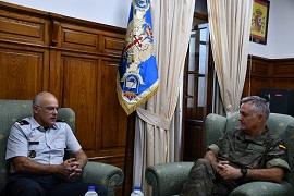Reunión general De la Esperanza con general Valente