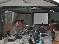 Una Célula del Puesto de Mando (CGFUL/OFCOM)