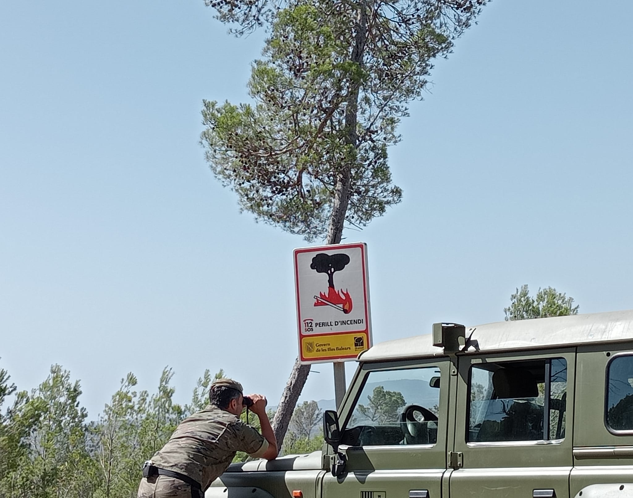 PATRULLA DE VIGILANCIA Y OBSERVACIÓN DE LA UNIDAD DEL CUARTEL GENERAL EN EL POLVORÍN DE INCA