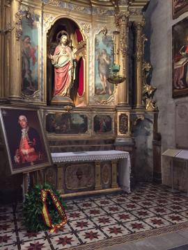 Capilla donde descansan los restos del Marino