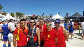 Grupo de participantes del Regimiento Palma 47