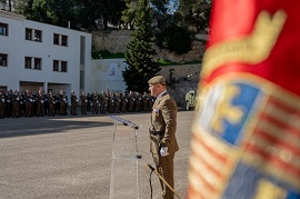 Alocución del coronel del Regimiento