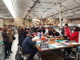 inspección de las tareas que realizan los alumnos de la Escuela Taller “Gea”