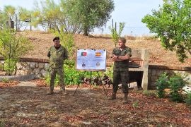 Inspección de los trabajos de mantenimiento de la frontera