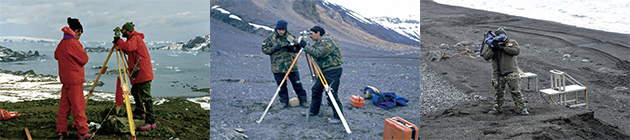 Trabajos realizados en la Antártida