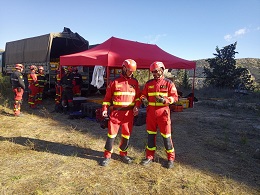 Oficiales CIPET participantes en el ejercicio