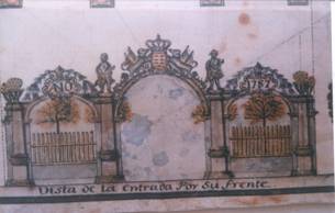 VISTA DE LA ENTRADA POR SU FRENTE