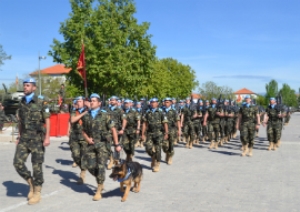 Desfile despedida contingente