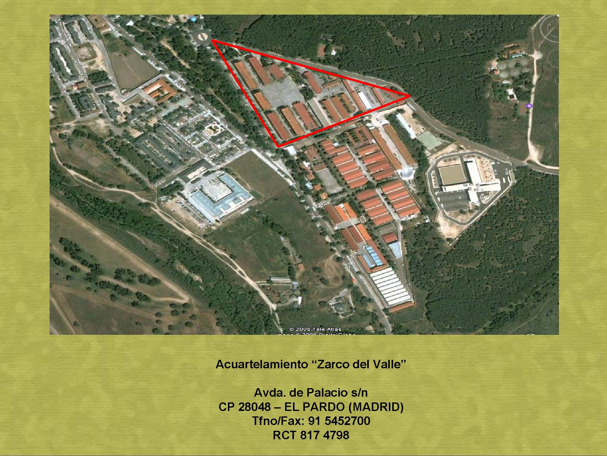 mapa aéreo Zarco del Valle
