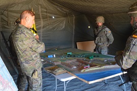 Tema táctico de fuego real 