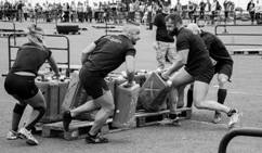 Momento de la competición