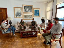 Visita al Cabildo de La Palma