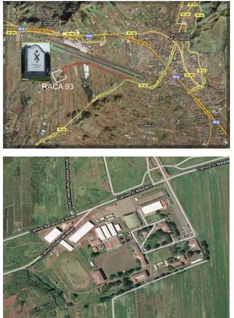 VISTA AEREA DE LA ZONA Y ENLACE A DESCRIPCION DE COMO LLEGAR A LA UCO