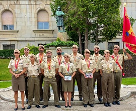 Equipo de pentatlón de la BRICAN XVI.