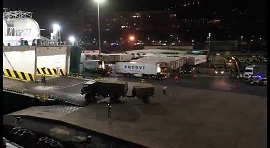 Embarque de vehículos en Santa Cruz de Tenerife.