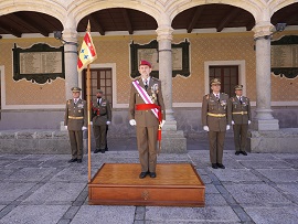 TG García-Vaquero presidiendo el acto