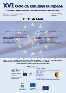 Cartel Ciclo Estudios Europeos 2026