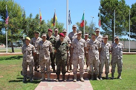 Spanish Navy XXVII Amphibian Operations Course visits the HQ NRDC-ESP