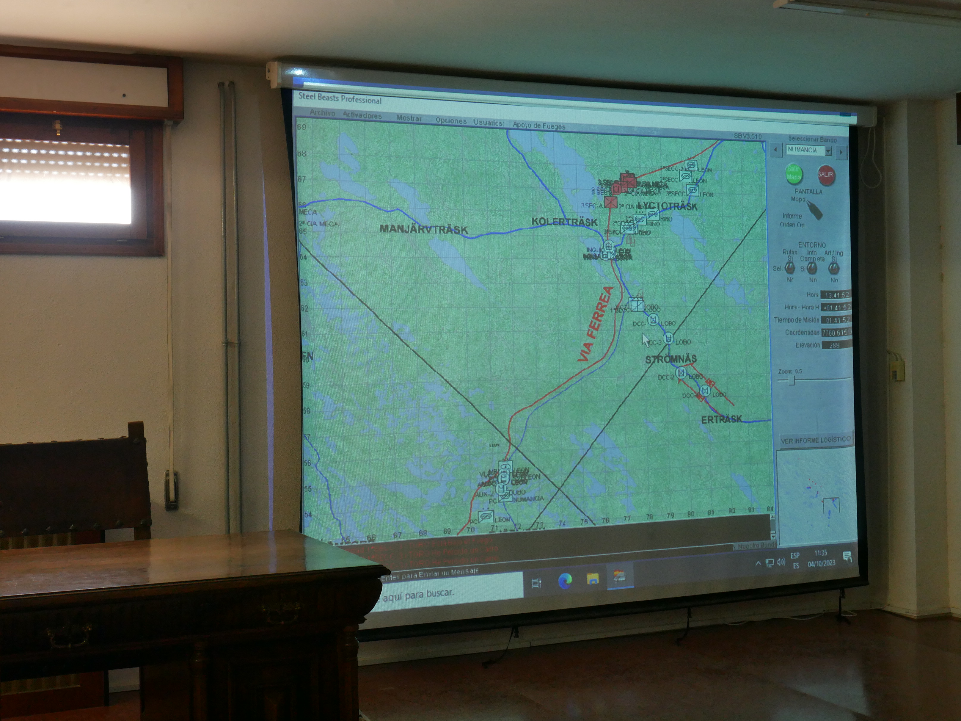 Ejercicio Cheste 2/23