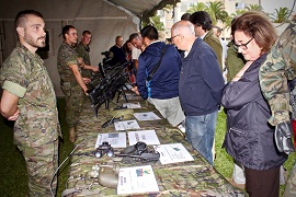 Exposición de material