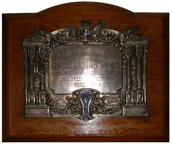 Placa Bilbao al Garellano - 1917