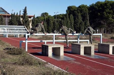Paso de pista de aplicación